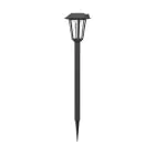 Eglo Spike Light Prietta Solar Black 6W 800lm - 827 Extra Warm White | IP44 - Motion and Light Sensor